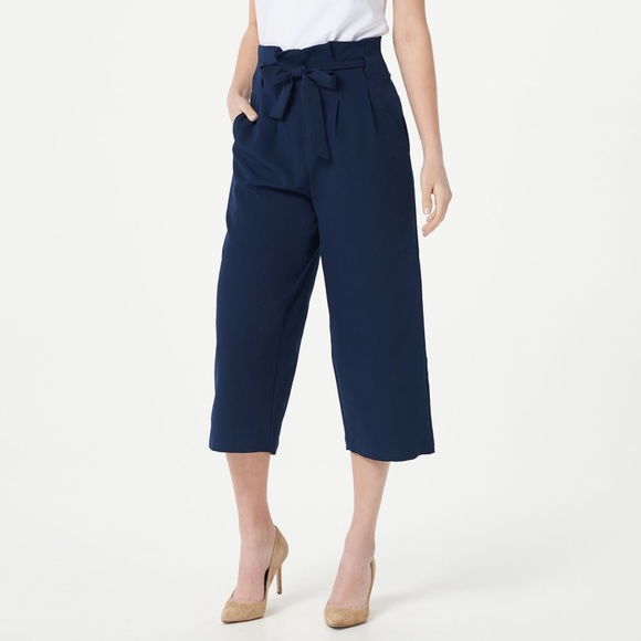 Anthropologie Pants - Anthropologie Bishop + Young Paperbag Crop Pants NEW